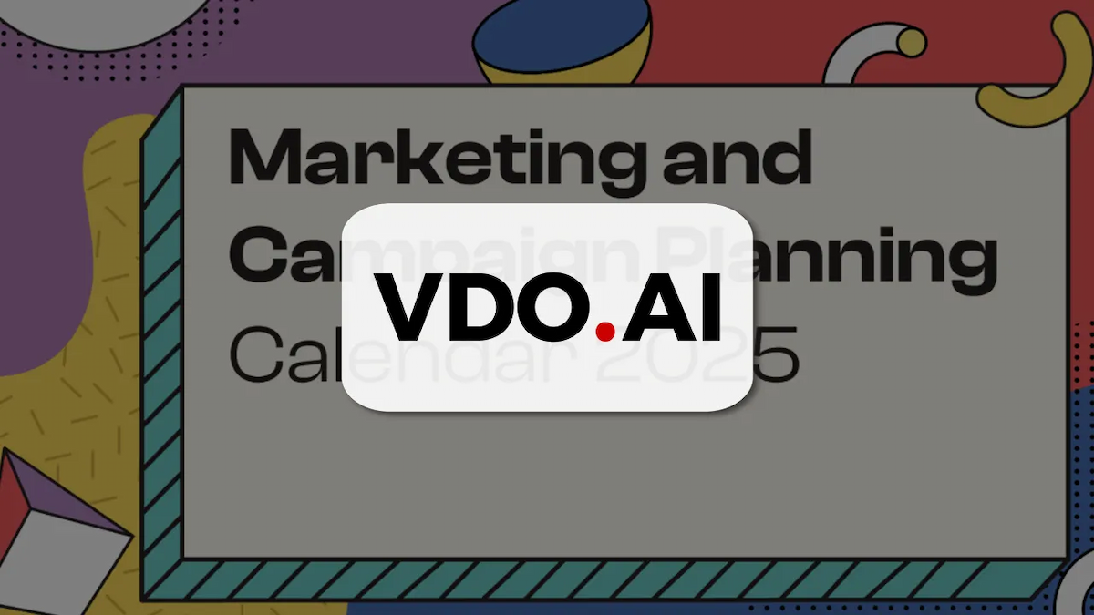 VDO.AI unveils 2025 Marketing and Campaign Planning Calendar